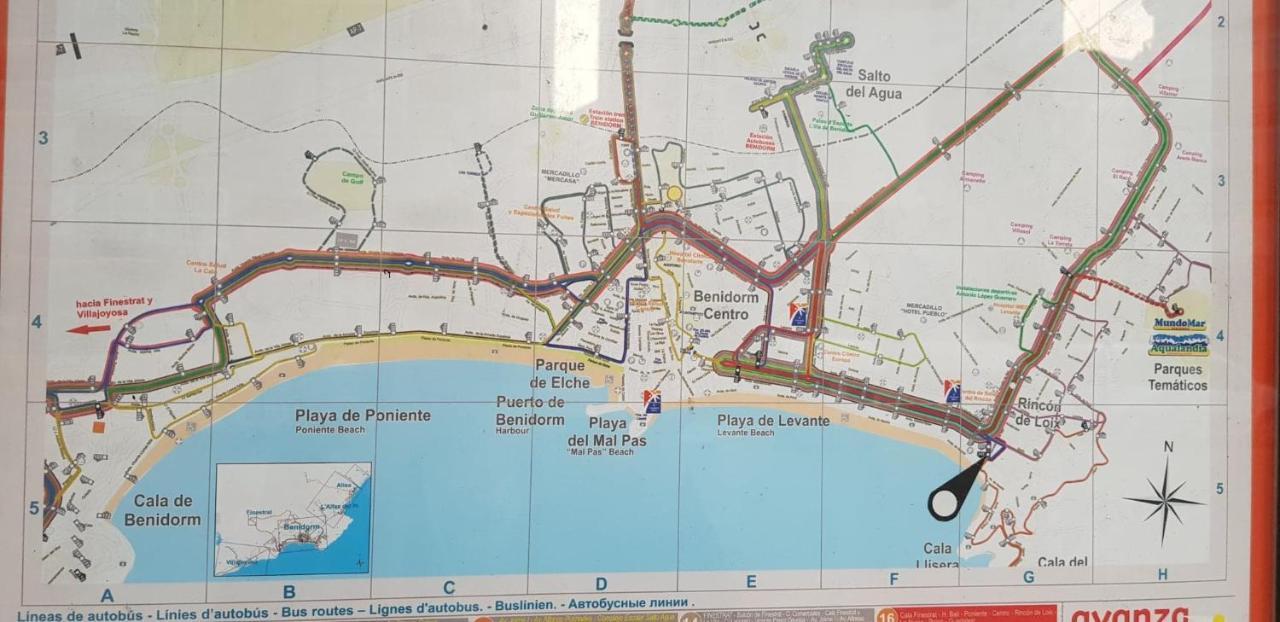 Benidorm Beach Apartment Luaran gambar